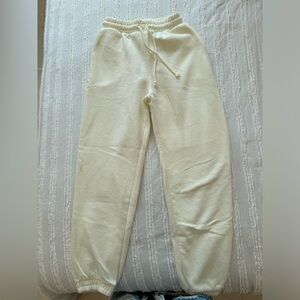 Zara cream colored sweatpants | BRAND NEW! | Adult size Small
